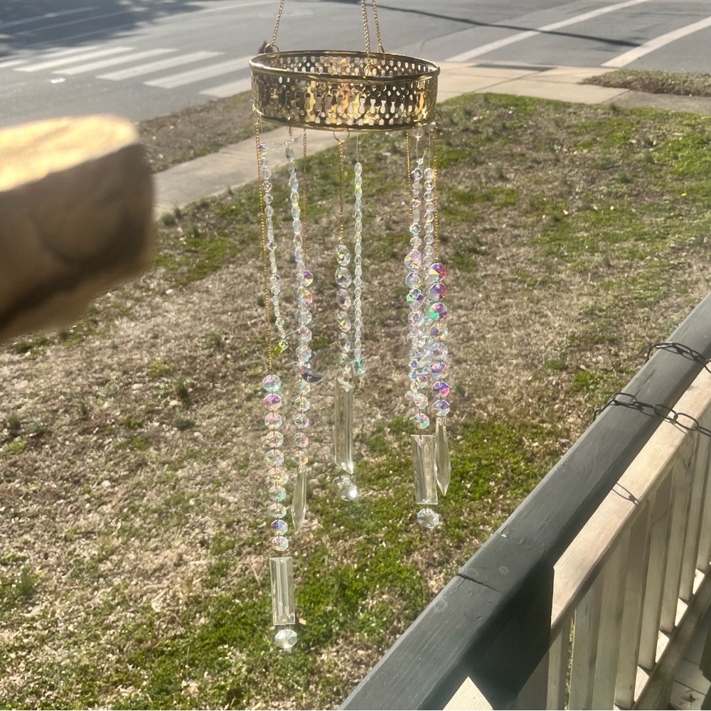 Homemade Elegant Crystal Sun Catcher